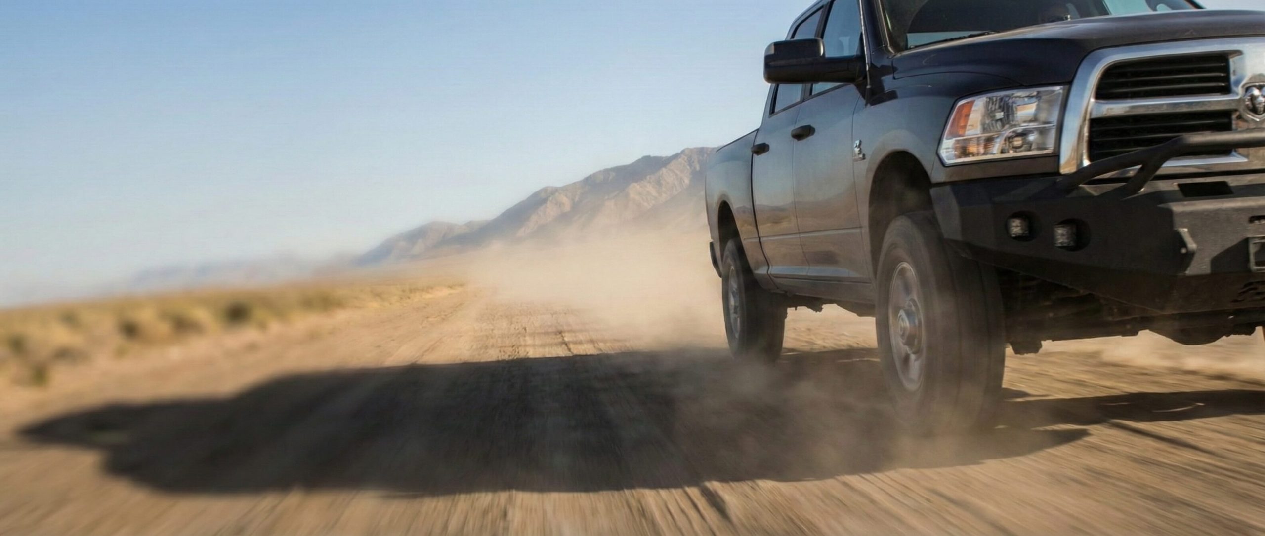 Heavy-duty pickup truck with steel bumper