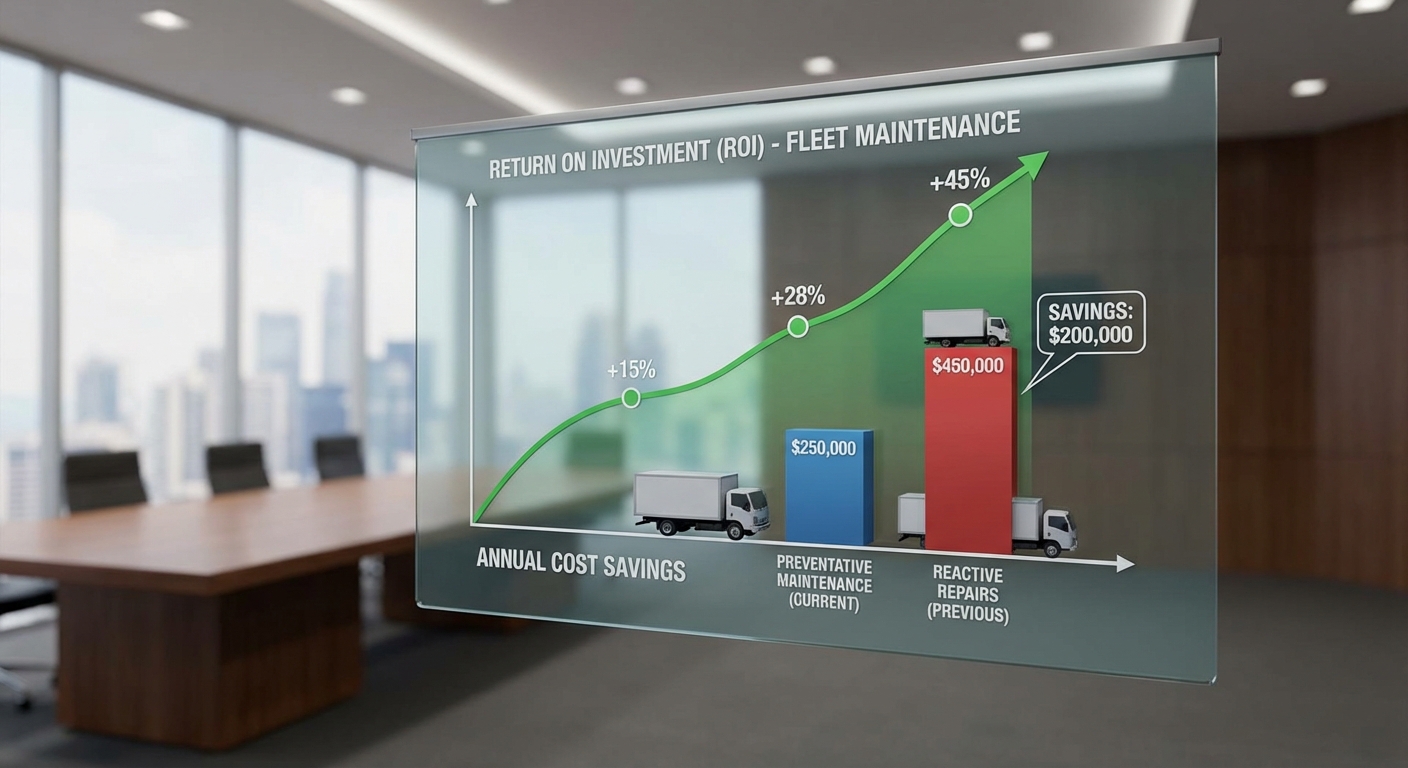 fleet truck maintenance roi chart