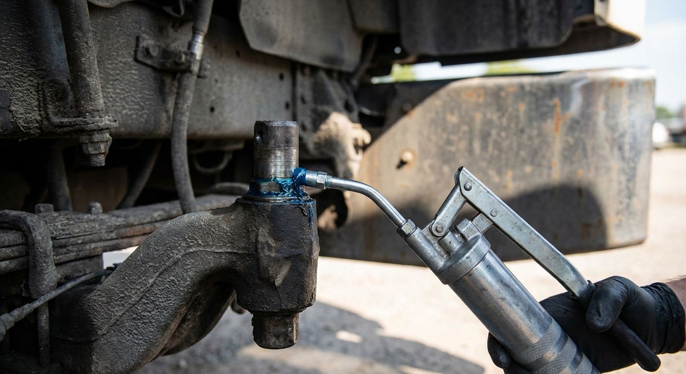 grease gun kingpin maintenance