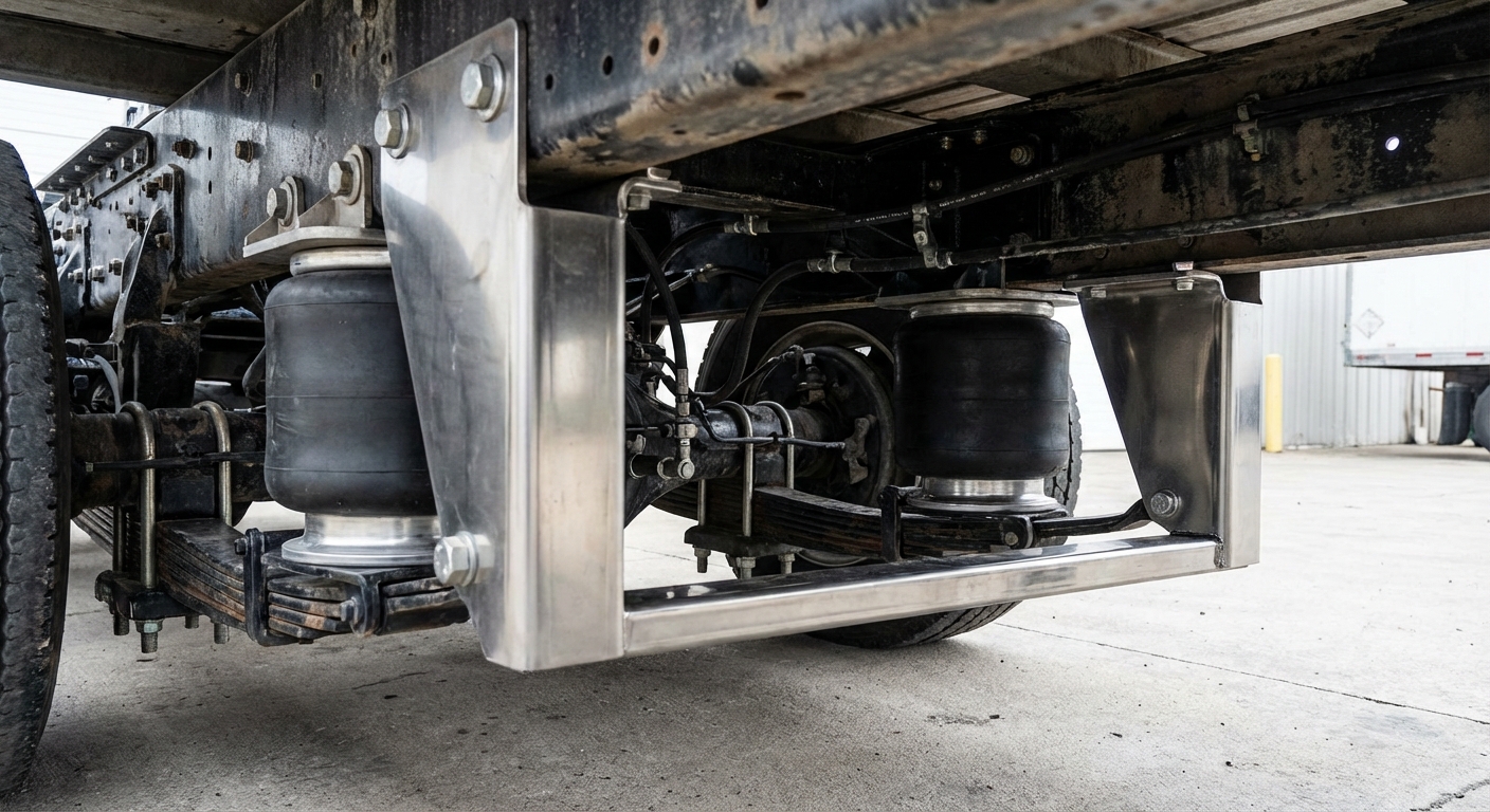 heavy duty truck suspension underchassis