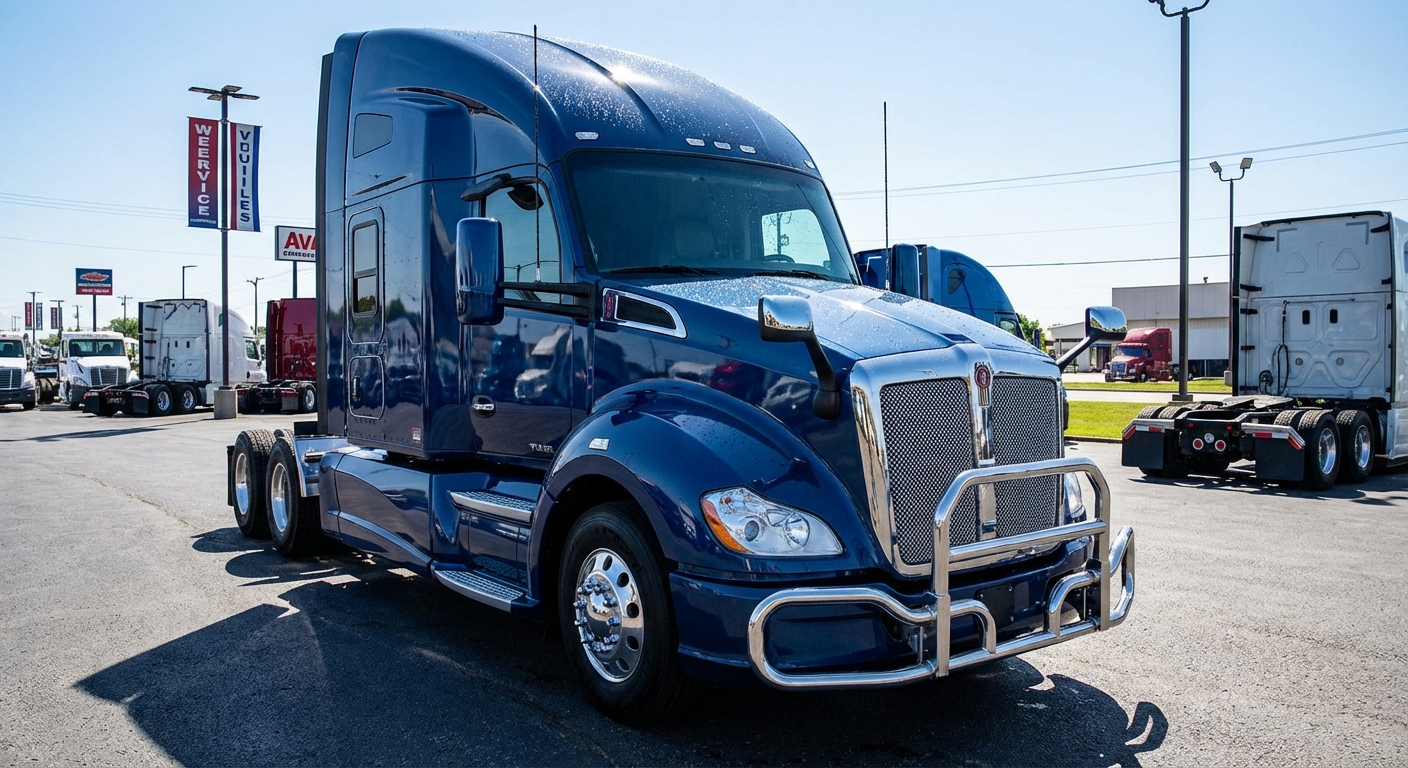 pristine semi truck dealership