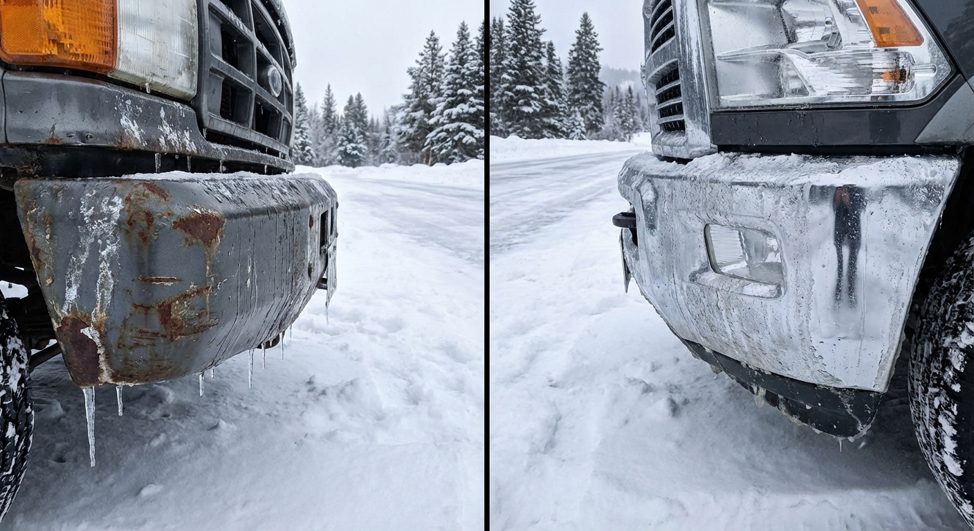 winter bumper material comparison