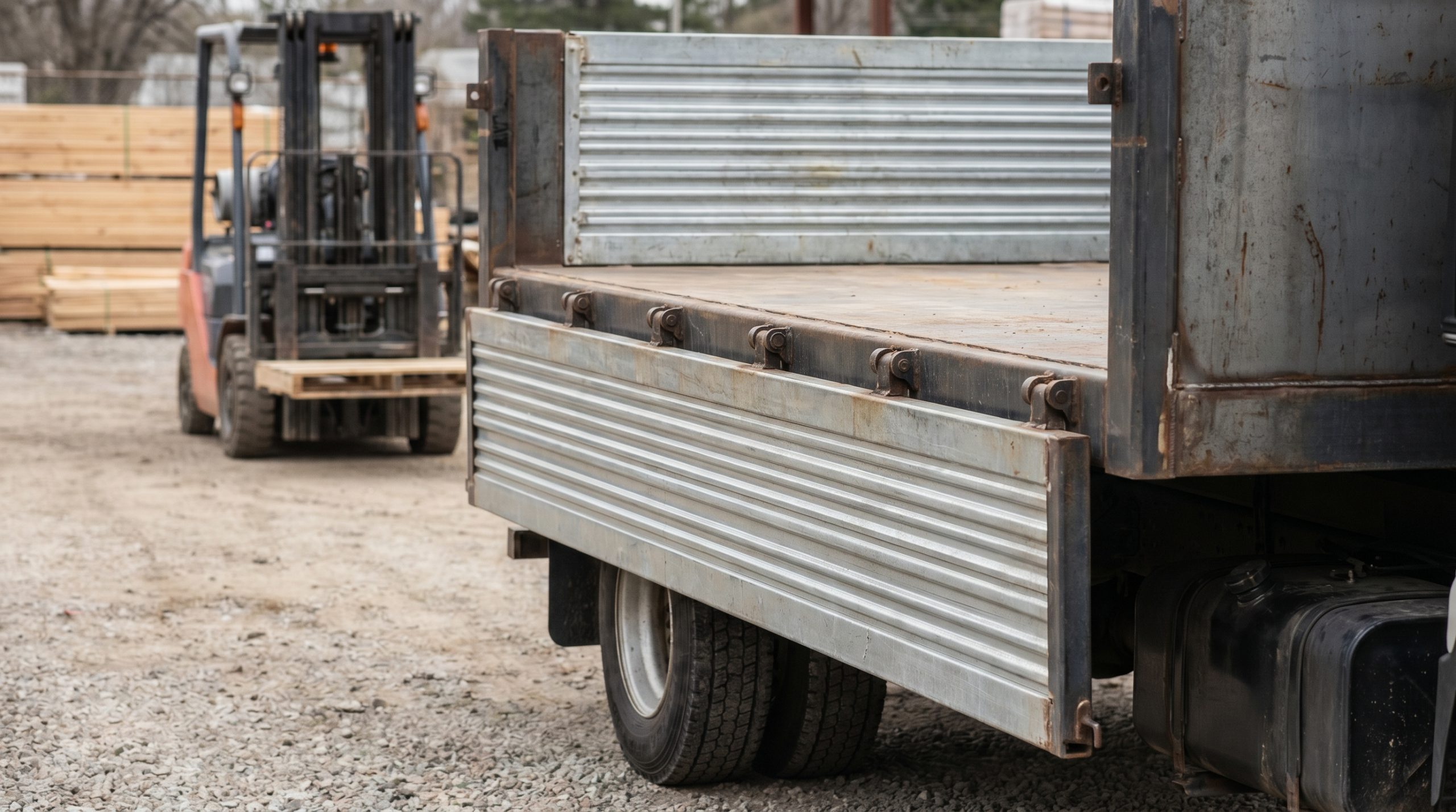 Image 5: Contractor Truck Fold Down Sides