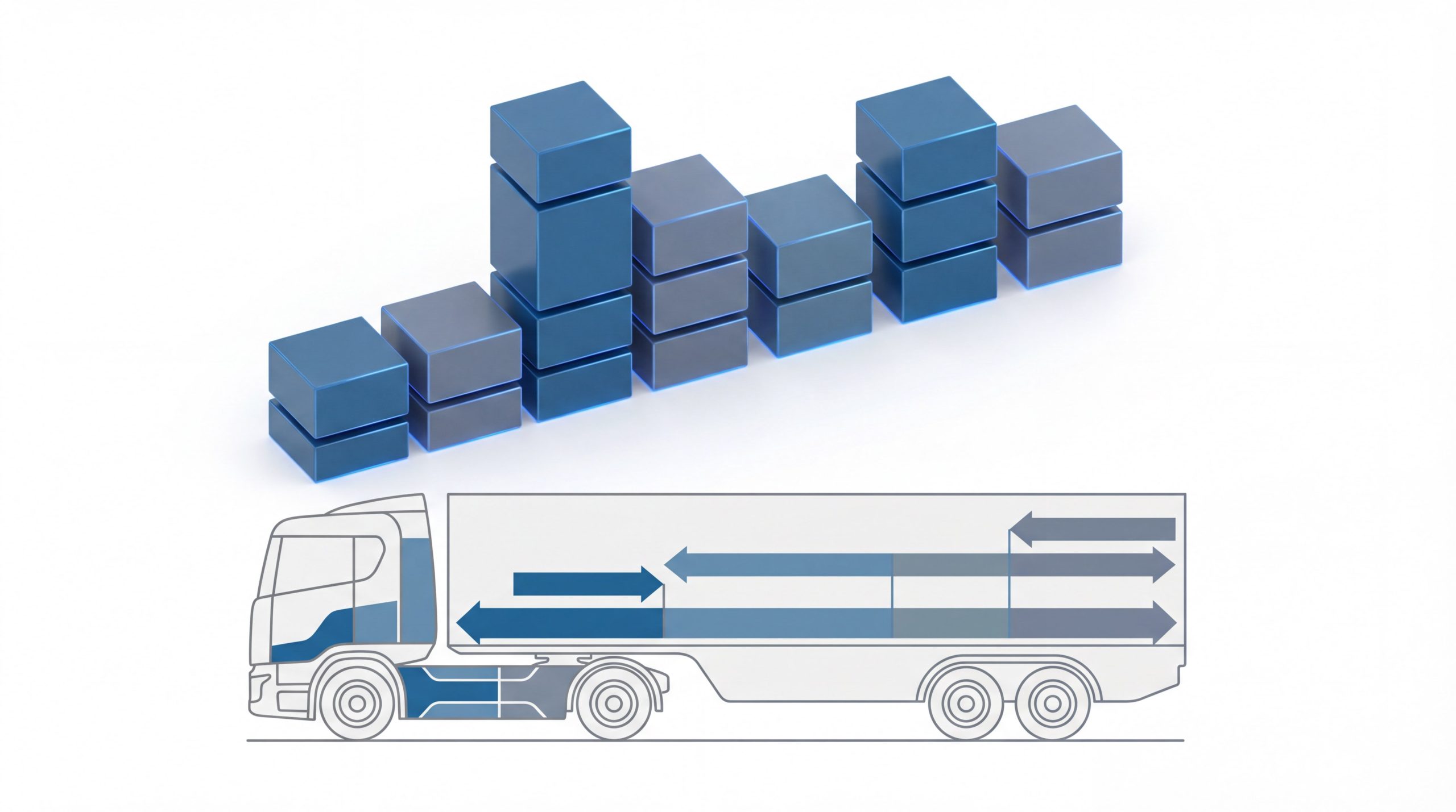 Truck capacity chart infographic