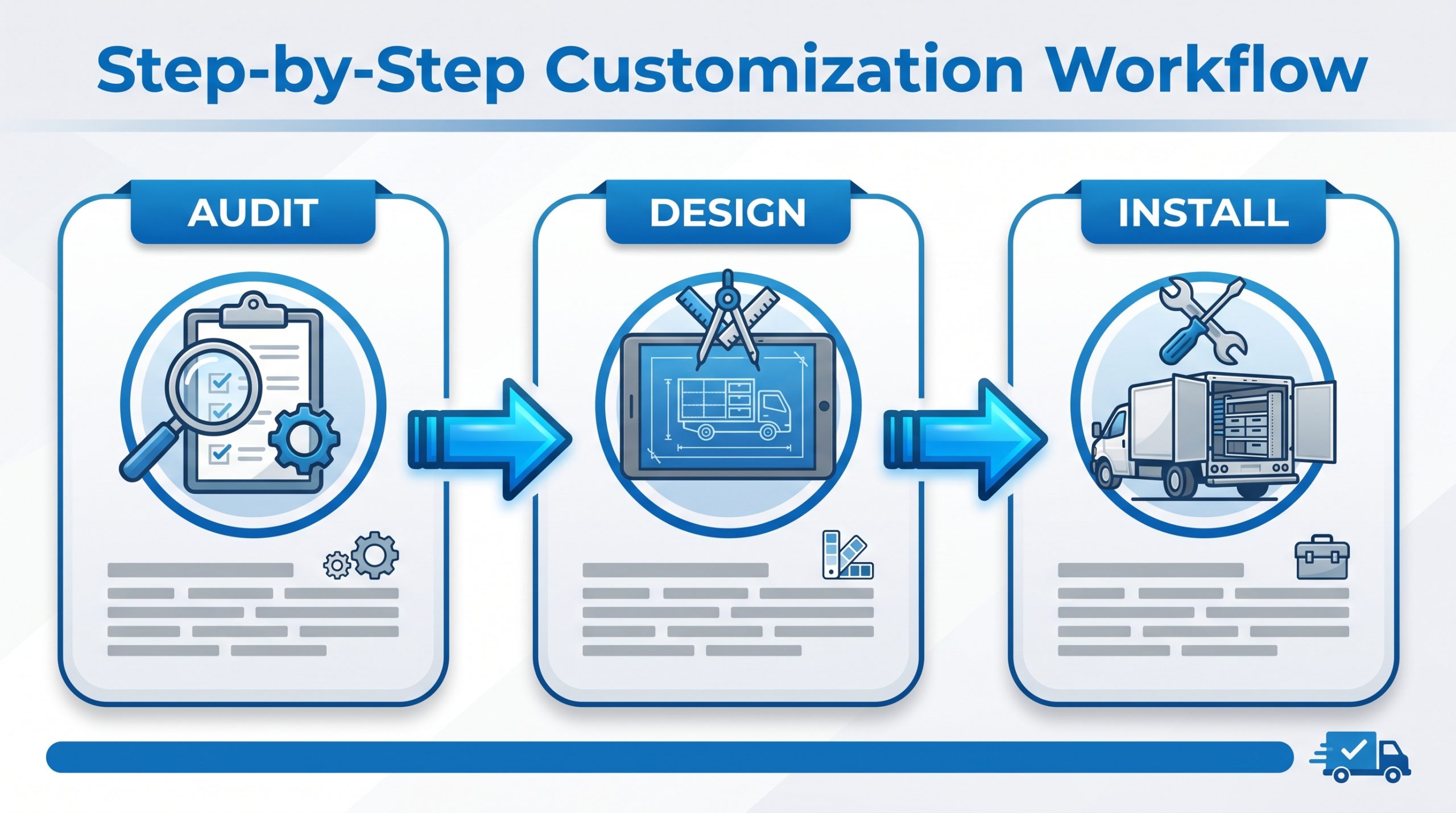 fleet truck customization workflow