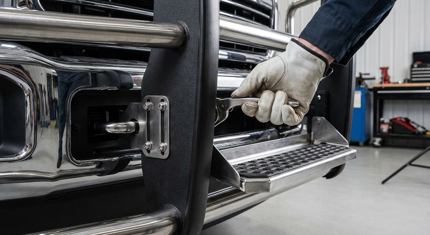 premium truck grille guard product photo