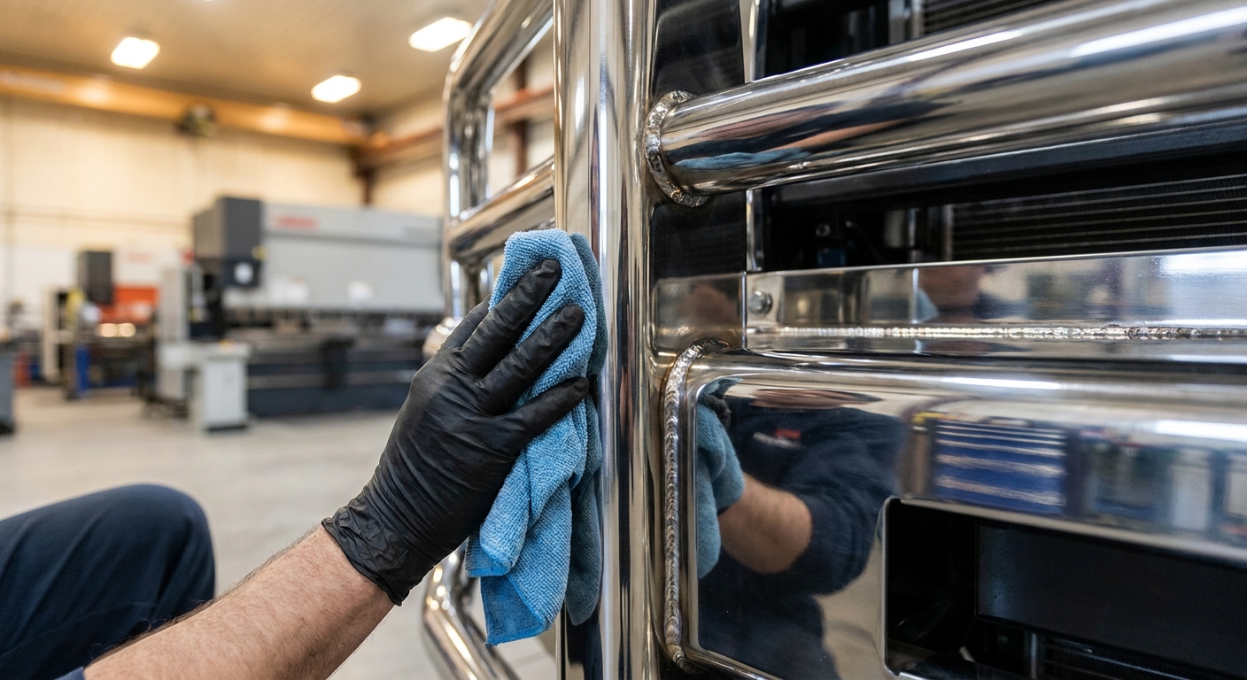 stainless steel weld polishing
