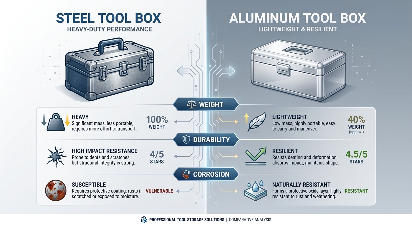 steel vs aluminum toolbox comparison