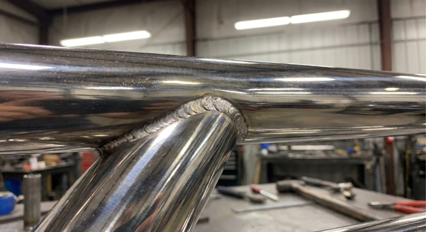 tig weld macro stainless steel
