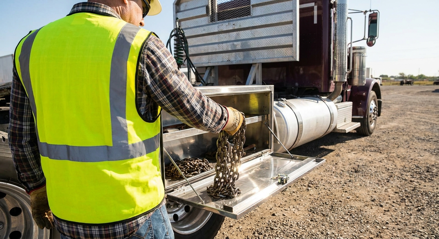 truck driver tool retrieval
