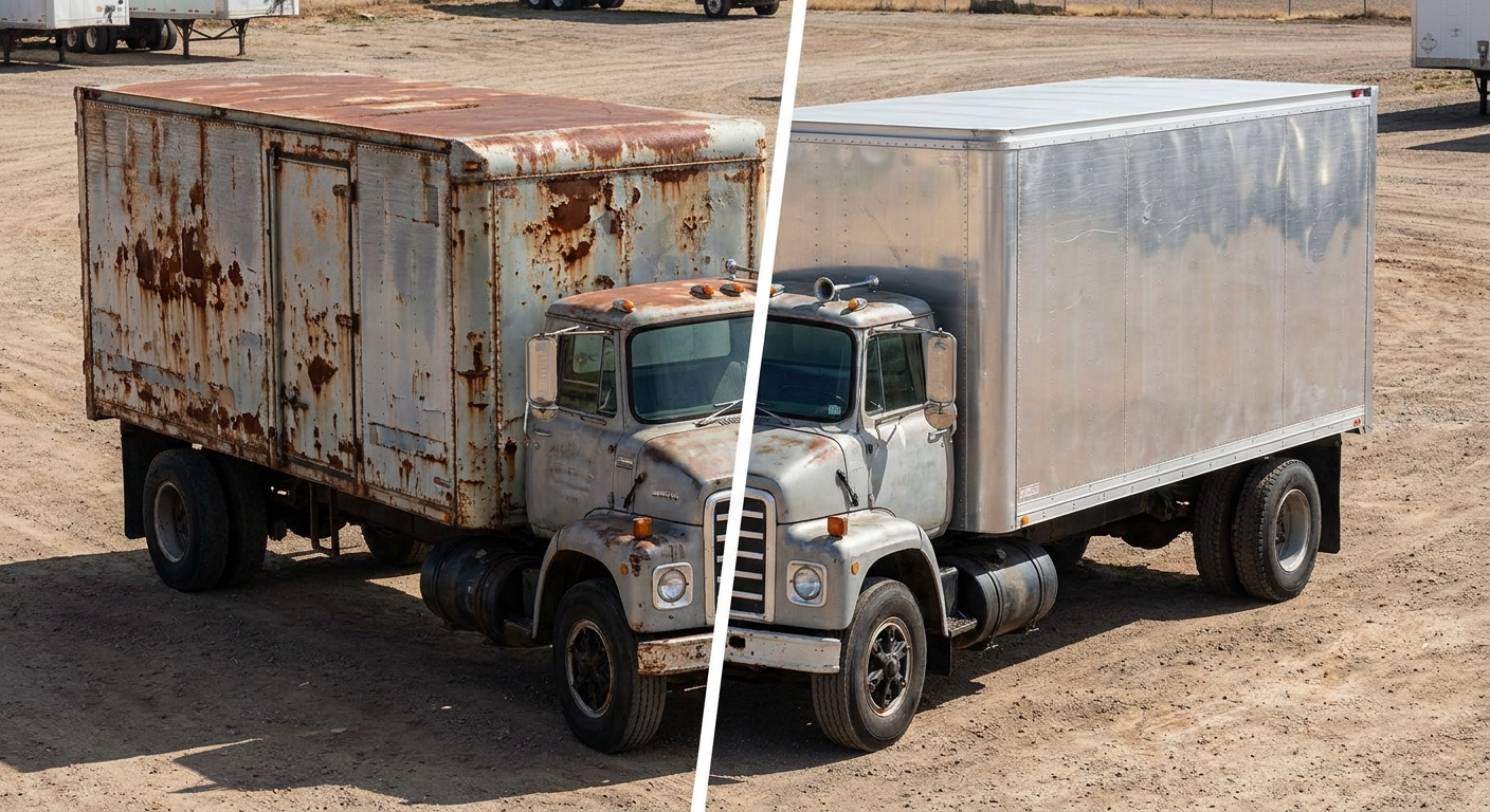 truck material comparison weathering