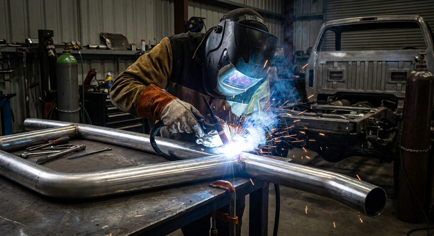 Aluminum Truck Bumper fabrication
