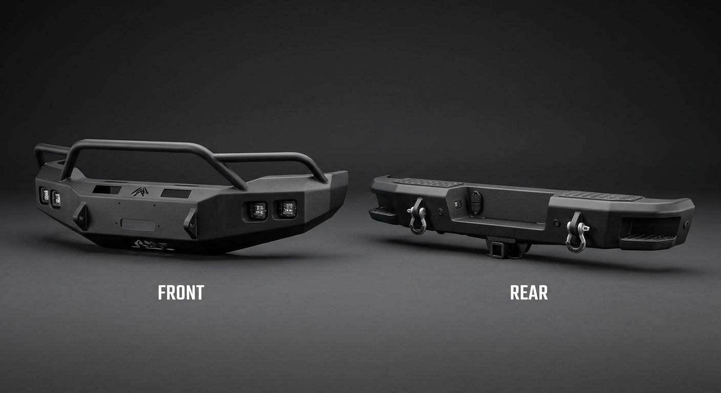 Alloy Truck Bumper Comparison Graphic