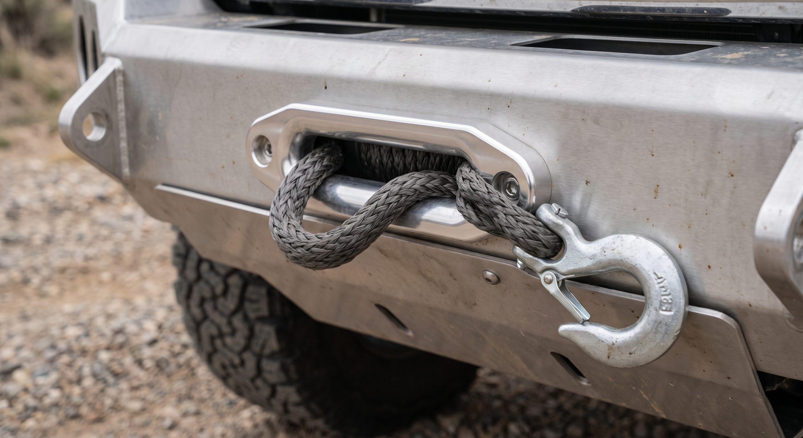 premium aluminum truck bumper winch mount