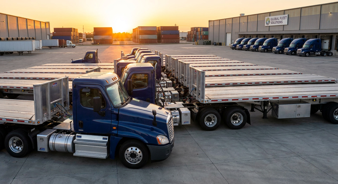 B2B fleet logistics sunset
