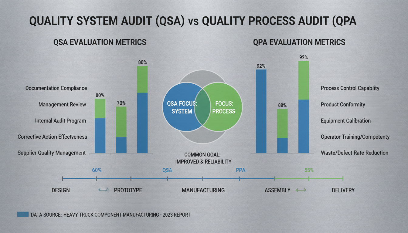 Quality System Audit vs Quality Process Audit